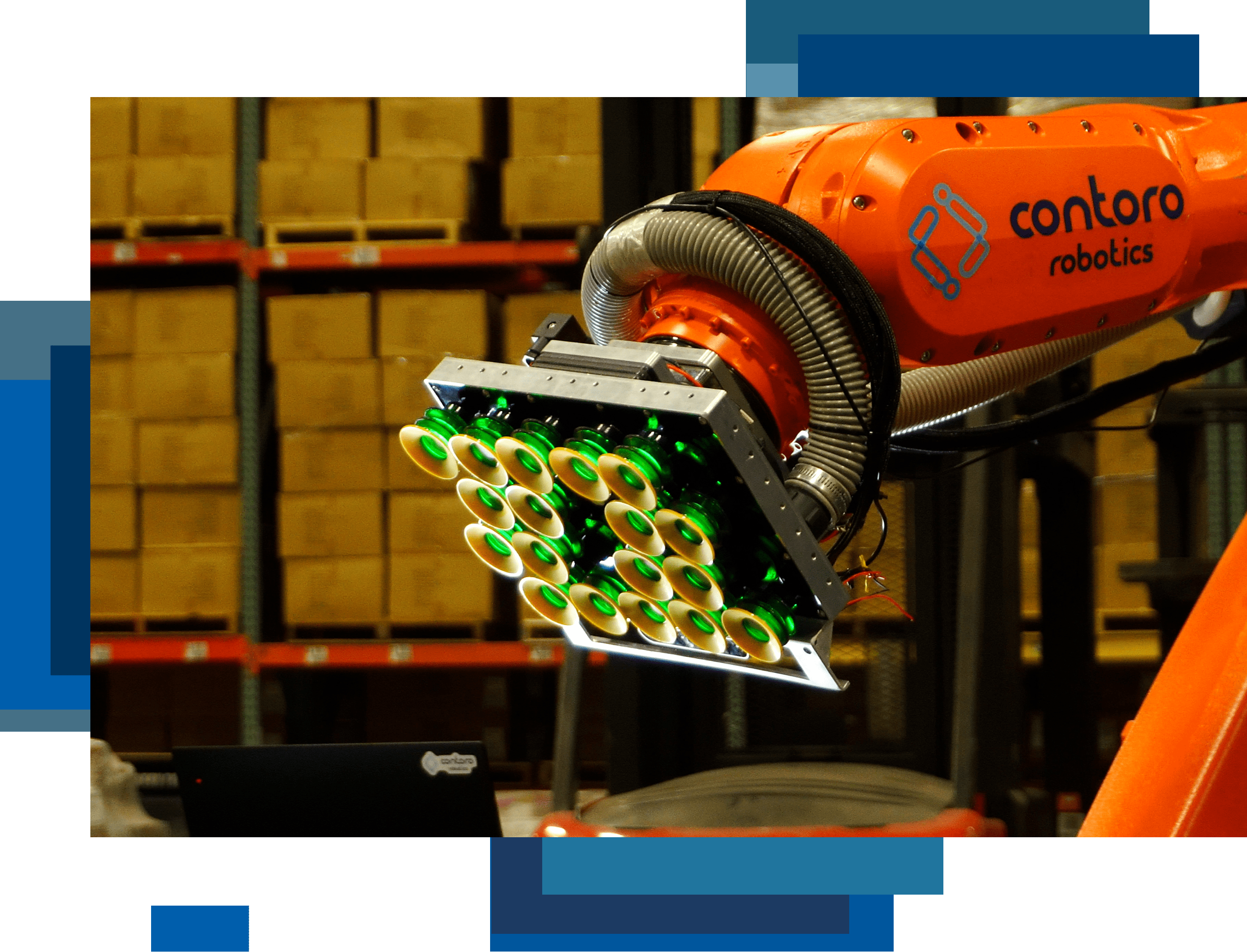 container unloading robot